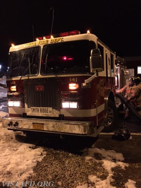 Vista Engine 143 during MPO Training & Hoseline advancement drill - 3/16/15